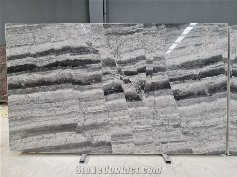 Titanium Gray Dolomite Slab & Tiles