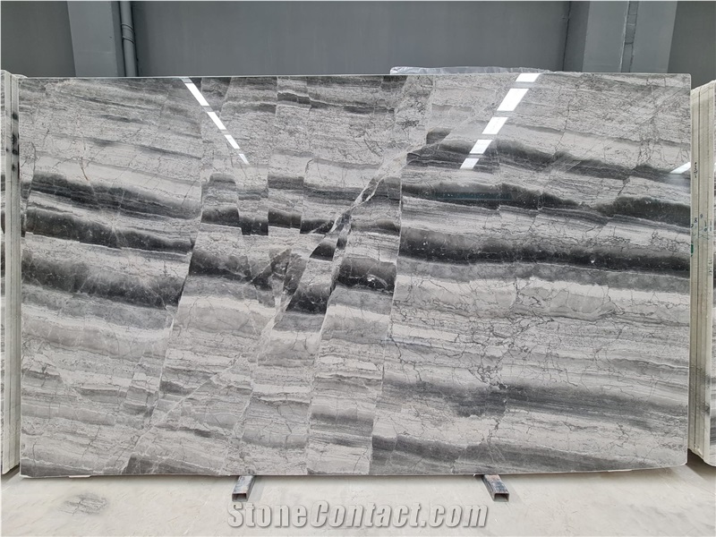 Titanium Gray Dolomite Slab & Tiles