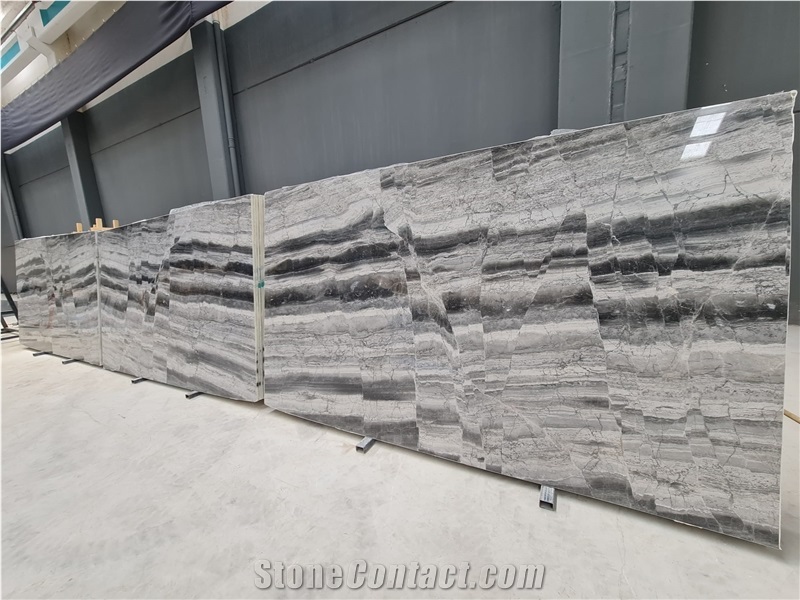 Titanium Gray Dolomite Slab & Tiles