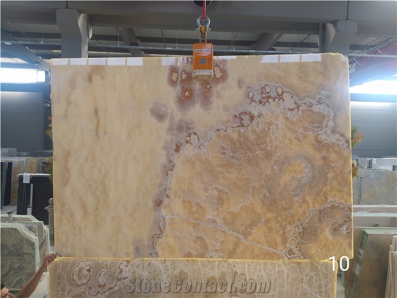 Turkish Orange Onyx Slab & Tiles