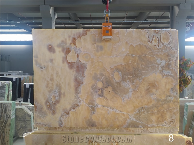 Turkish Orange Onyx Slab & Tiles