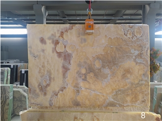 Turkish Orange Onyx Slab & Tiles