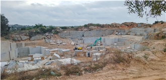 Multicolor Green Rough Granite Blocks