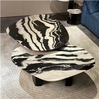 China Panda White Marble Table Tops
