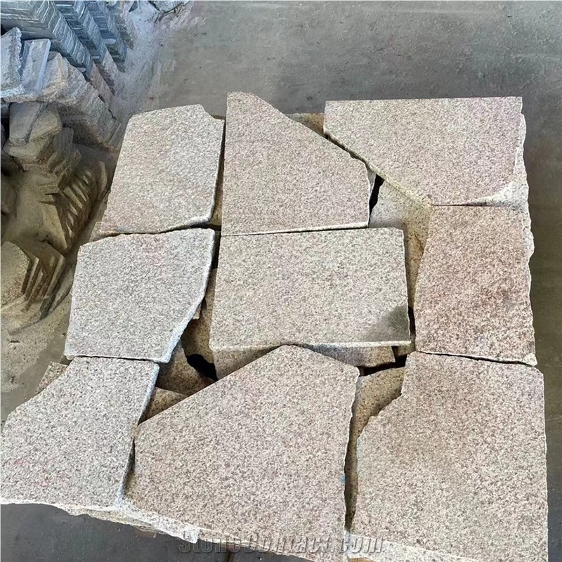 G603 Grey Granite Free Face Flagstone Walkway Pavers
