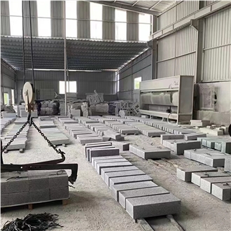 G623 Chinese Grey Granite Surface Flamed Urban Kerbstone