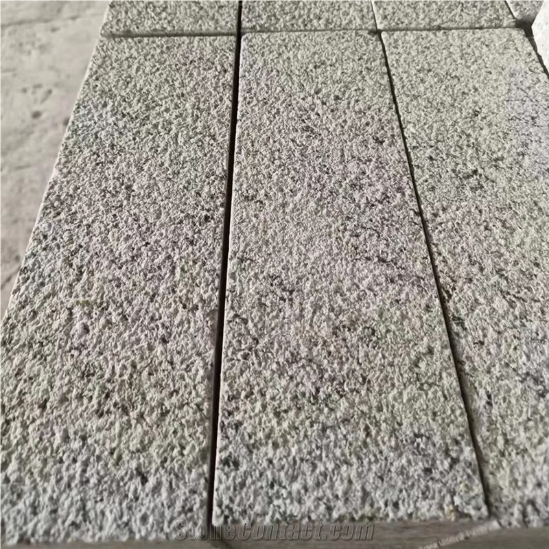 G623 Gray Granite Urban Bush Hammered Side Stone