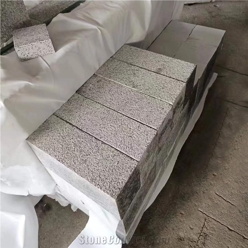 G623 Gray Granite Urban Bush Hammered Side Stone