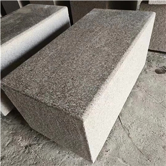 G635 Pink Granite Natural Surface And Polished Park Bench