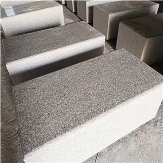 G635 Pink Granite Natural Surface And Polished Park Bench