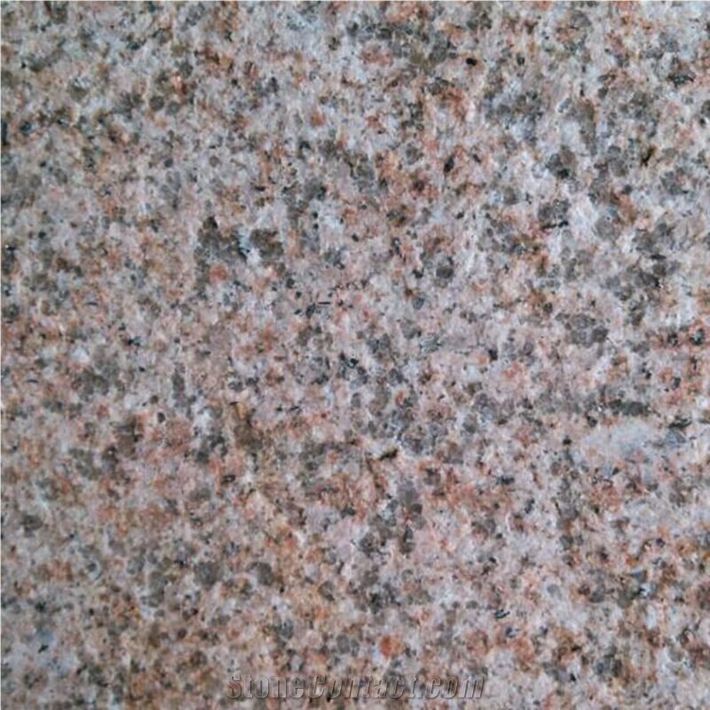 G635 Pink Granite Natural Surface And Polished Park Bench