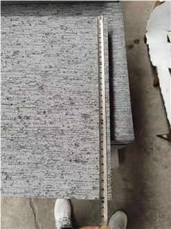 G684 Black Granite Chiseled Wall Tiles And Floor