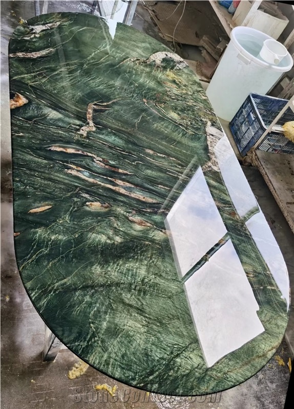 Verde Fantastico Quartzite Restaurant Table Tops