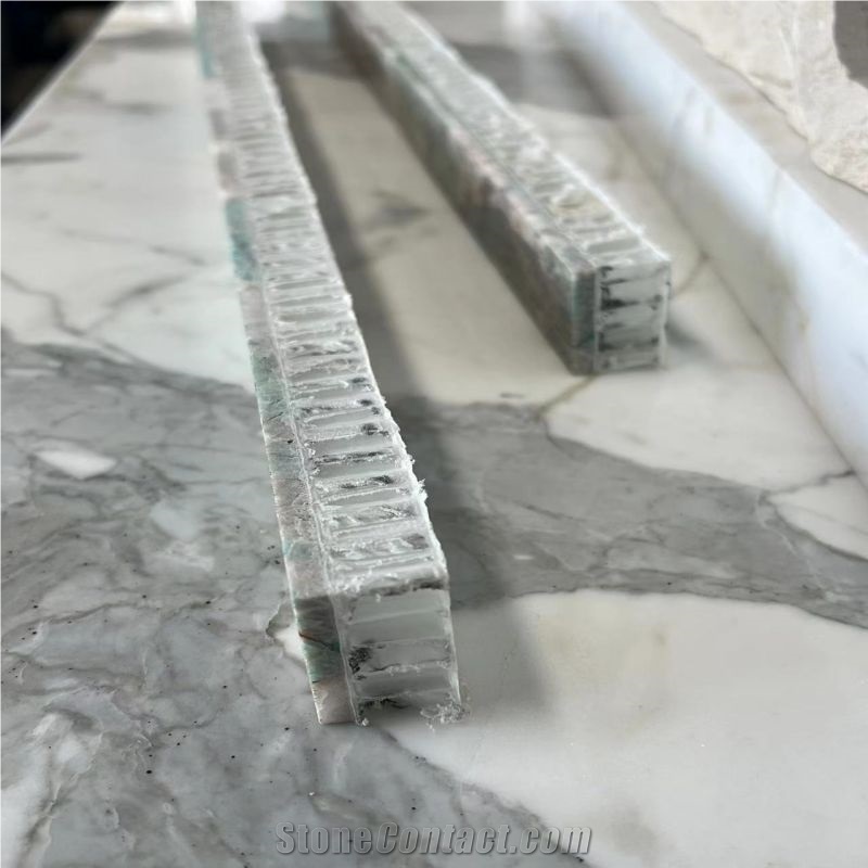 Amazon Green Granite Laminated Translucent Honeycomb Panels