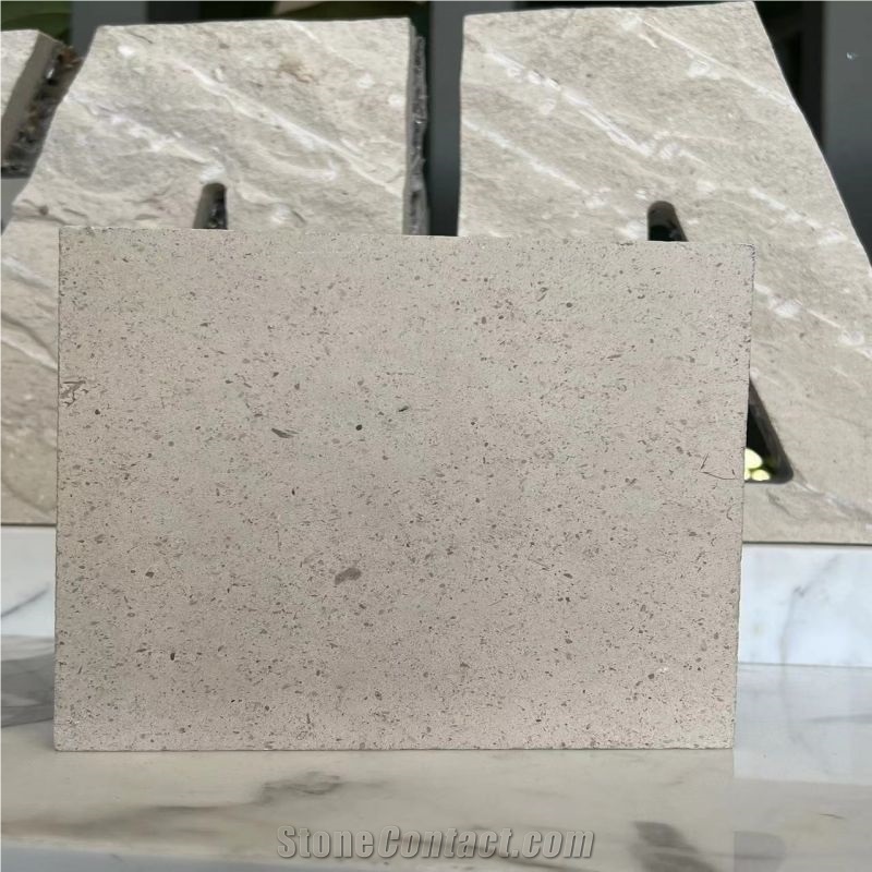 Beige Moleanos Limestone Laminated Honeycomb Panels