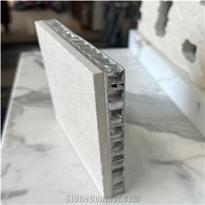 Beige Moleanos Limestone Laminated Honeycomb Panels