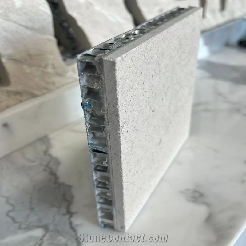 Beige Moleanos Limestone Laminated Honeycomb Panels