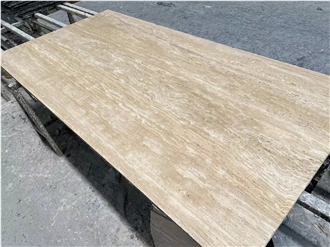 Beige Roman Travertine Laminated Honeycomb Panels