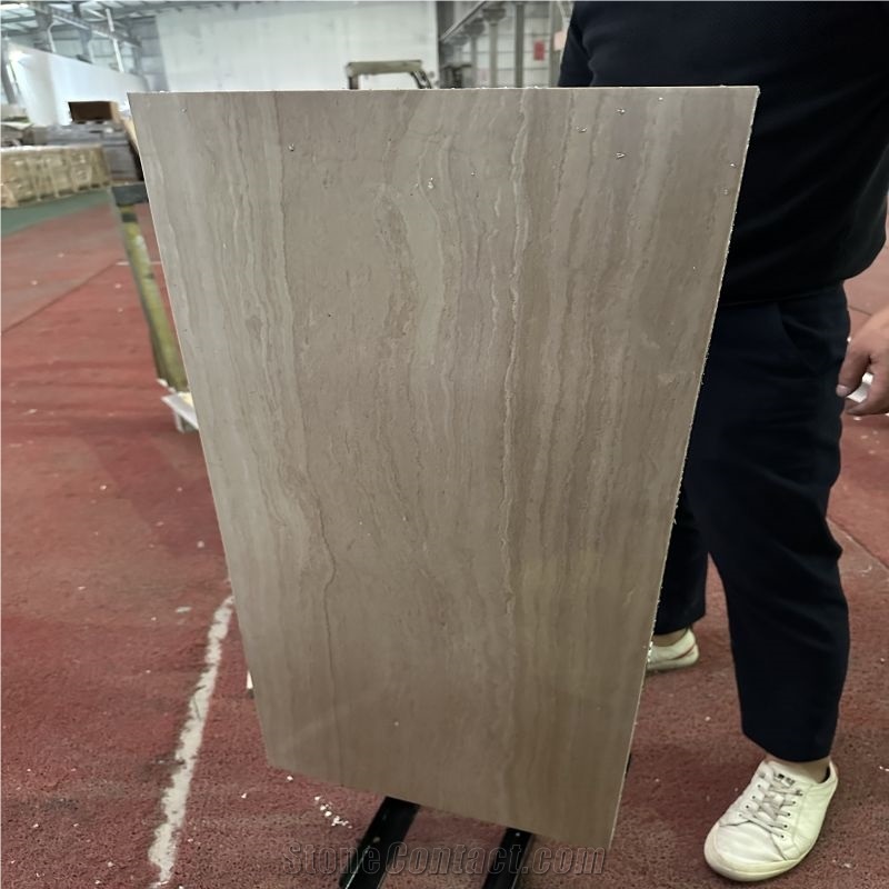 Beige Serpeggiante Marble Tile Laminated Honeycomb Panels