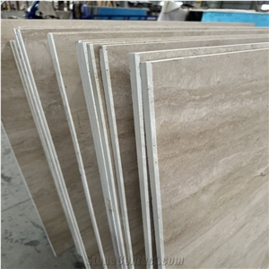 Beige Travertine-Porcelain Backed Laminated Tile