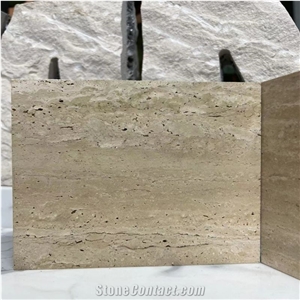 Beige Travertine Tile Aluminum Composite Stone Panels