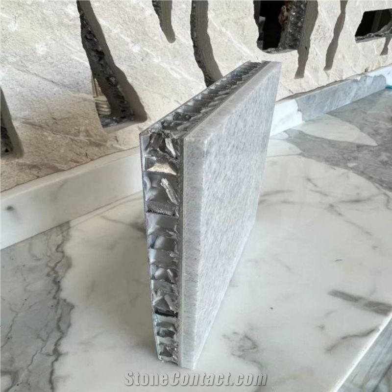 Crystal Grey Granite Laminated With Honeycomb Panels