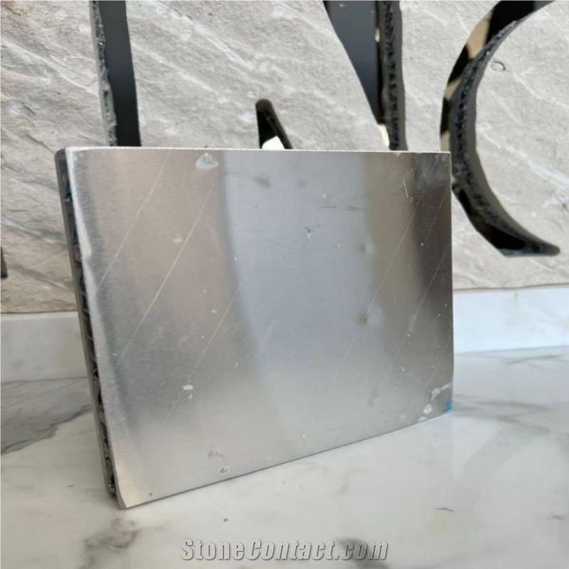 Crystal Grey Granite Laminated With Honeycomb Panels