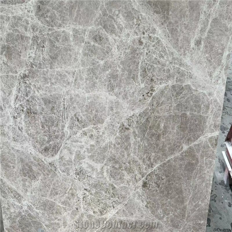 Emperador Olive Brown Marble-Porcelain Laminated Backed Slab