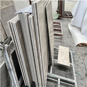 Emperador Olive Brown Marble-Porcelain Laminated Backed Slab