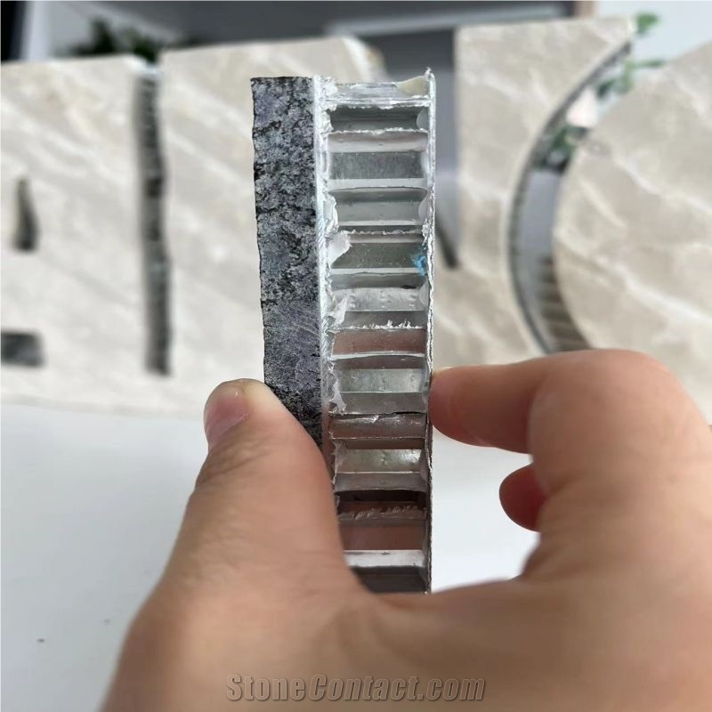 India Steel Grey Granite Laminated Honeycomb Panels