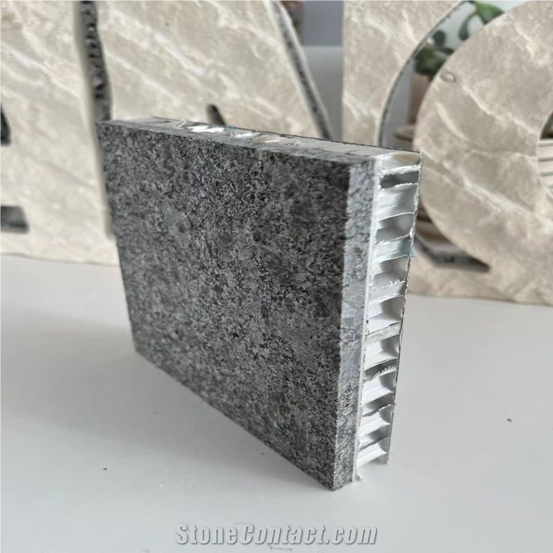 India Steel Grey Granite Laminated Honeycomb Panels
