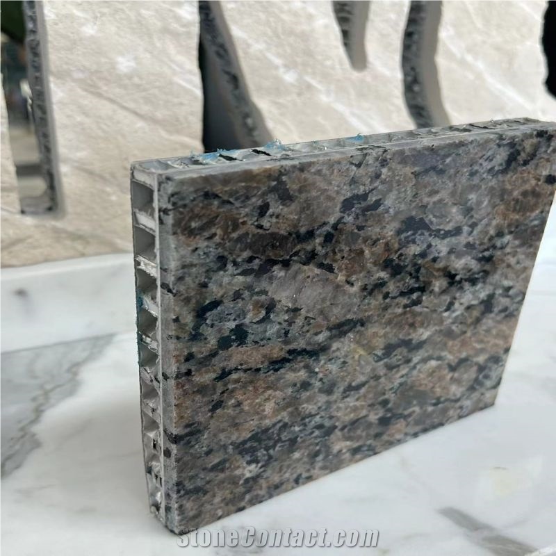 Kodika Brown Granite Laminated Aluminum Honeycomb Panels