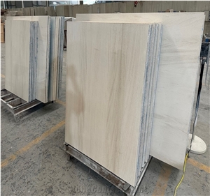 Moca Cream Beige Limestone Laminated Honeycomb Panels