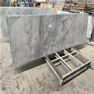 Super White Quartzite Slab Laminated Honeycomb Panels