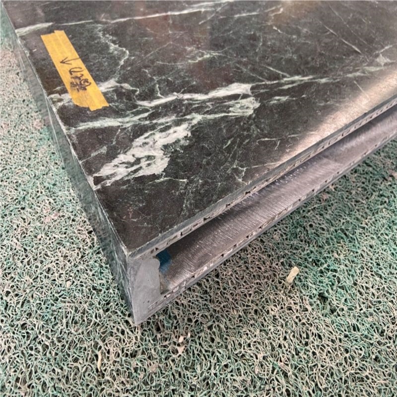 Verde Alpi Green Marble Laminated Honeycomb Panels