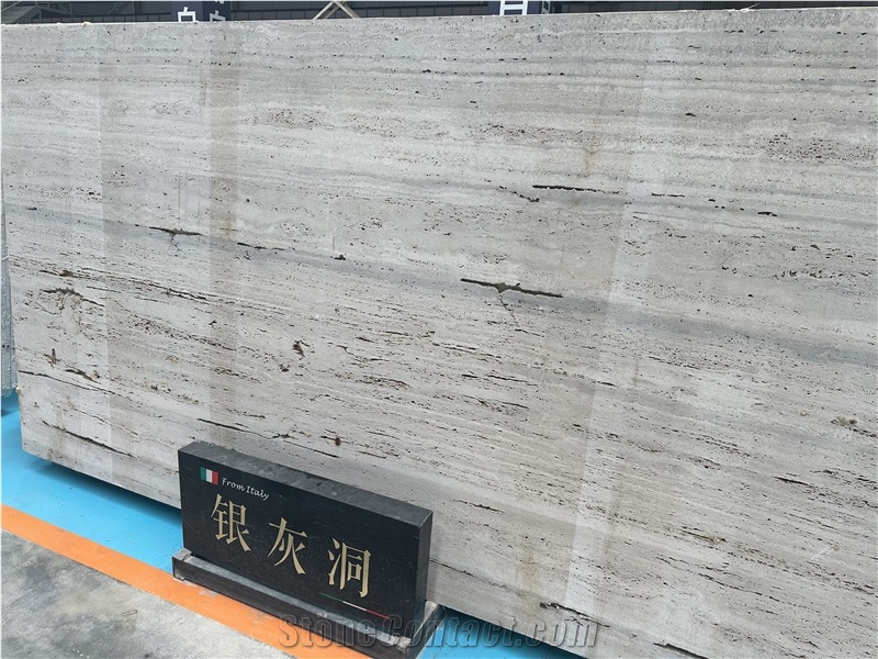 Italy Travertine Paradiso Silver Slabs