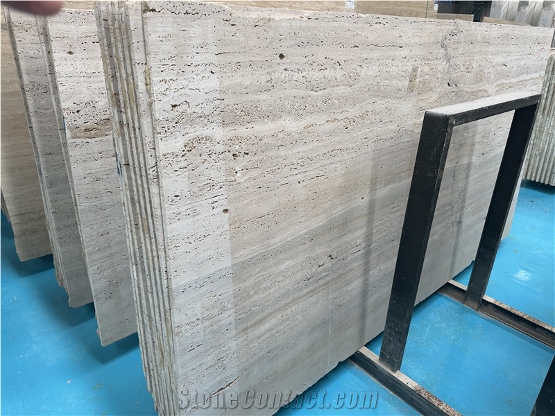 Italy Travertine Paradiso Silver Slabs