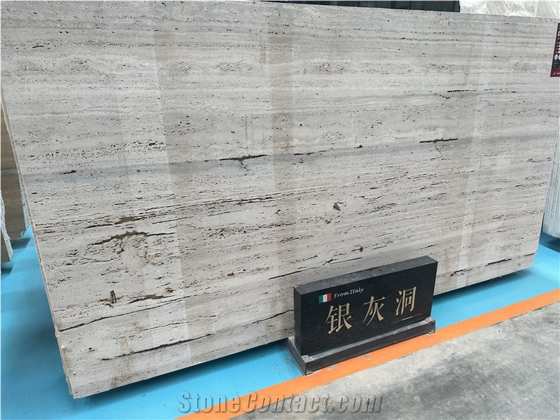 Italy Travertine Paradiso Silver Slabs