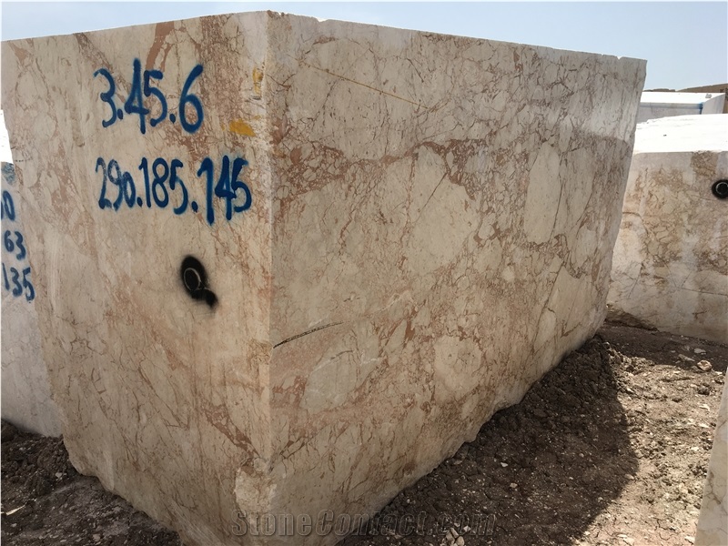 Camelia Beige Marble Block