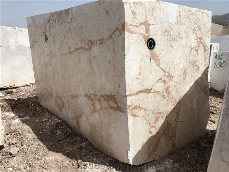 Camelia Beige Marble Block