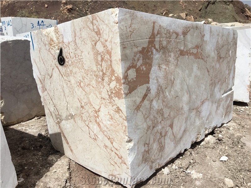 Camelia Beige Marble Block