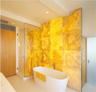 Honey Onyx Slabs And Tiles