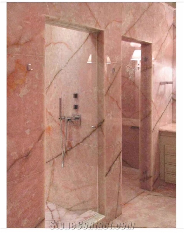 Pink Onyx Slabs, Tiles