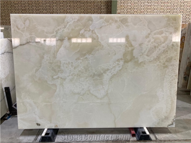 White Onyx Slab & Tiles