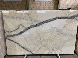 White Onyx Slab & Tiles