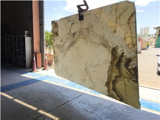 White Onyx Slab & Tiles