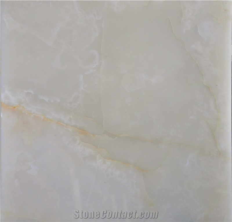 White Onyx Slab & Tiles
