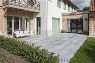 Pierre Bleue Belge - Dalles De Pavage 100X100 Cm - Patio Paving Tiles