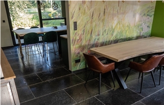 Pierre Bleue Belge - Dalles De Pavage - Flx60x2 Cm - Tiles