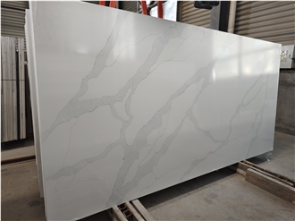 Artificial Stone White Calacatta Quartz Slabs